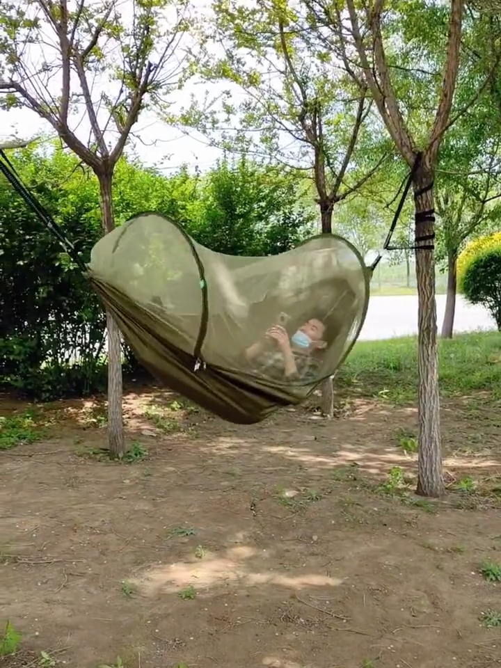 Hammock with mosquito net#tk #foryou #tkmademebuyit #camping #campinggear #campingtools #Hammock