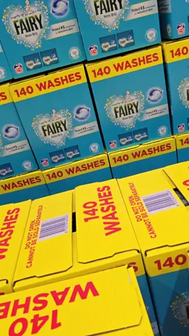 Fairy Non Bio Pods 140 Washes 💙 #YP #FYP #YourPage #ClickDealz #EveryClickIsADeal #TikTokMadeMeBuyIt #TikTokFinds #FairyPods #CapCut 