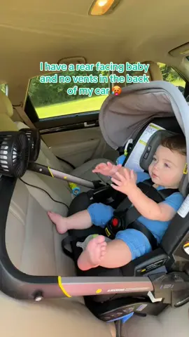 Just wish I got it sooner ☀️ #fan #backseatfan #babyfan #carfan #carseat #carseatfan #Summer #babysummermusthaves #babymusthaves #summermusthaves 