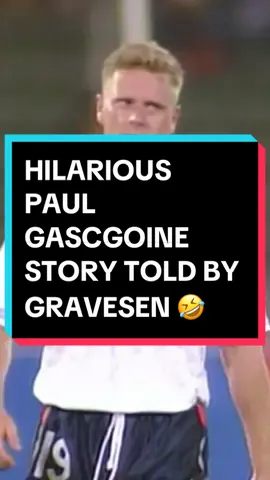 Hilarious GAZZA story told by Thomas Gravesen 🤣 #footballtiktok #paulgascoigne #evertonfc 