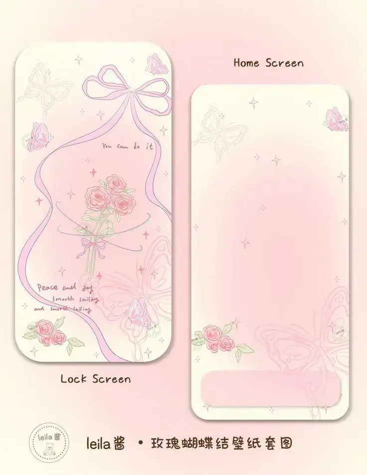 lock screen & home screen ✧⁠*⁠。  #crpinterest #fyp #lockscreen #homescreen #wallpaper #aesthetic #cute 