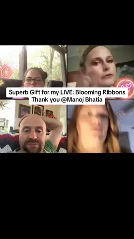 Thank you for the great Gift sent to my LIVE! Your appreciation for my content means a lot to me.@Manoj Bhatia #livegift #bloomingribbons #fypシ゚viral 