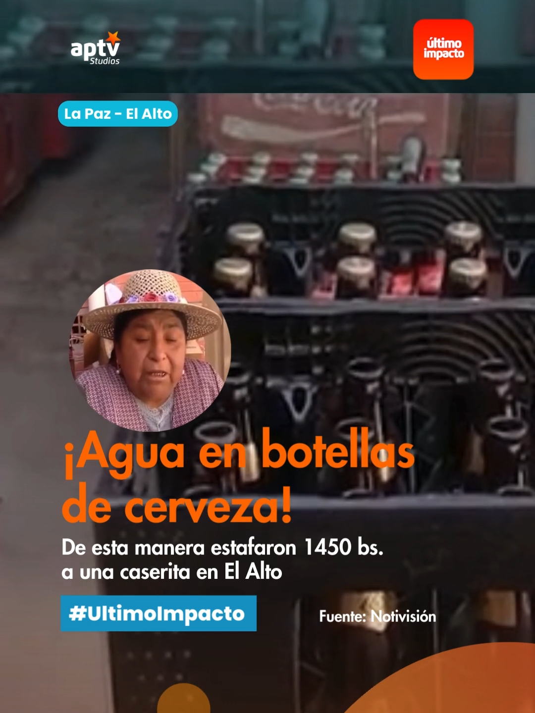 😓Una caserita en la ciudad de El Alto fue víctima de una estafa por parte de una estafa cuando a su tiendita de Barrio se acercaron unos hombres que venían en un auto tipo Caldina color blanco y le ofrecieron cerveza por caja, al parecer, a un menor precio que en el mercado tradicional por lo que la caserita confiada en que podría ganar más dinero accedió a comprar  las 10 cajas de cerveza; sin embargo, horas después al momento de comercializarlas uno de sus compradores le hizo caer en cuenta de que todas botellas de cerveza estaban llenas de agua. #Bolivia #LaPaz #elalto #Altolima #caseritas #Tiendade #casera C.T.