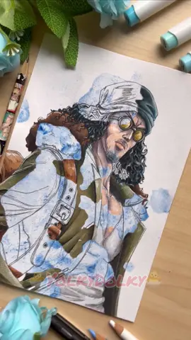Drawing Aokiji! 🥶 Who is your favourite admiral from One Piece? #aokiji #kuzan #onepiece #onepieceedit #anime #animeart #fyp #foryou #creative #goat #ice 
