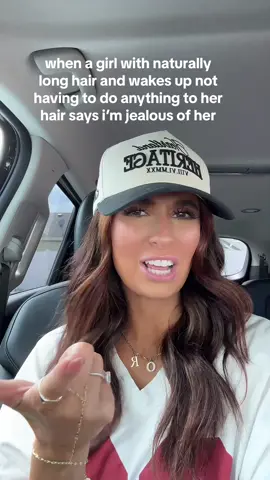 i wish i could just let my hair go 😭 #jealous #trending #relate #cars 