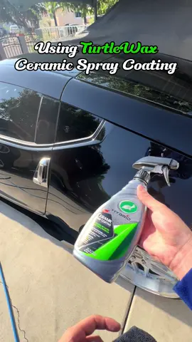 Ceramic spray from @Turtle Wax highly recommend if youre on a budget 🐢 #detailing #fypage #viral #best #asmr #ceramiccoating 