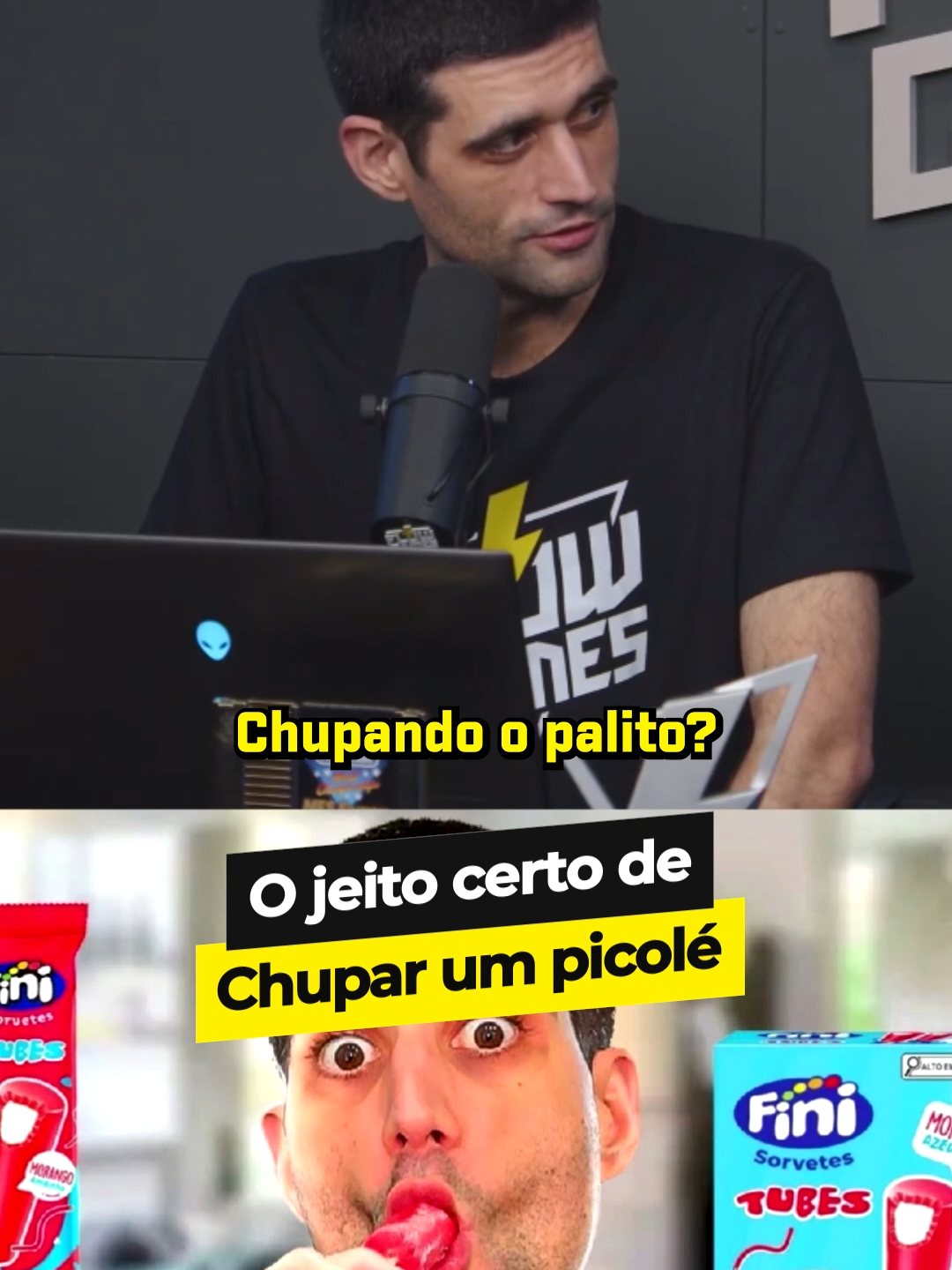 Tem que CHUPAR ou MORDER o picolé?! 🤔😂