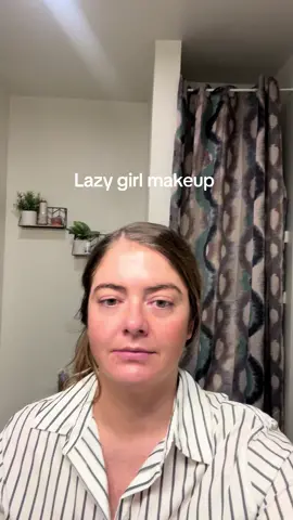 Lazy girl makeup for glowy skin #skincare #tintedmoisturizer 