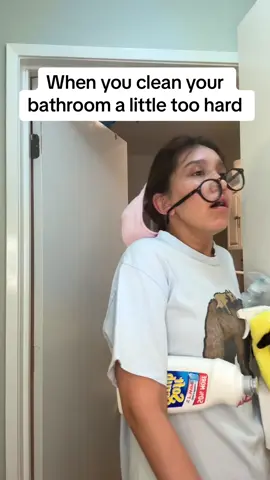 Is there anyone else here as crazy as me? This bleach will kill me someday.. 🫠 #clean #cleaning #CleanTok #fun #funny #bleach #joke #joking 
