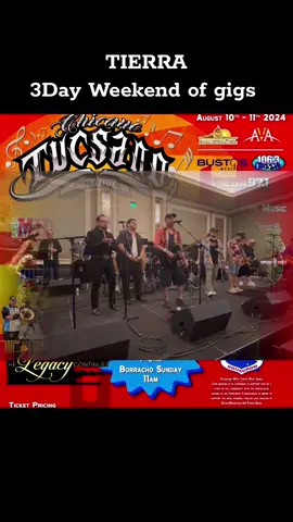 Thank you City of Commerce & Tucson AZ ..Wow, what an incredible weekend of shows we had! It all started on Friday with a fantastic performance by TIERRA - The Legacy Continues & The Miracles in the City of Commerce. From there, we headed to Tucson, Arizona, for two shows at Casino Del Sol on Saturday and Sunday. Saturday's show was truly epic, with a packed house and an explosive performance from the band. We had the privilege of backing up Thee Midniters and Joey Quinones, both of whom, along with MALO, delivered outstanding performances.We can’t say enough good things about the promoter, Ken K, I-Heart Radio, and the amazing concert staff—they were all top-notch. On Sunday, we played at an intimate event within the casino called 