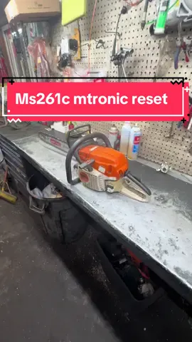 Reset mtronic ms261c #mechaniclife #shop #mechanic #bluecollar #stihl #ms261c #mtronic #keepwrenching🔧🤙 #viral #fypシ゚viral #reset #repair 