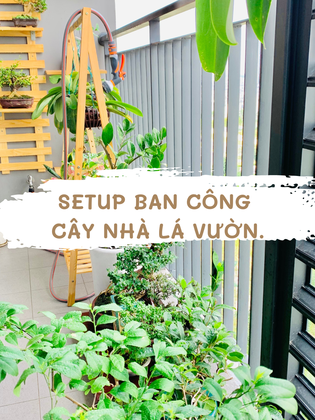 Tự decor ban công #Home #homedecor #bancong #cannhakhacla #cayxanh