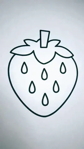 #strawberry #coloring #drawing #asmr #satisfying #art #fyp #fypシ゚viral #foryou 