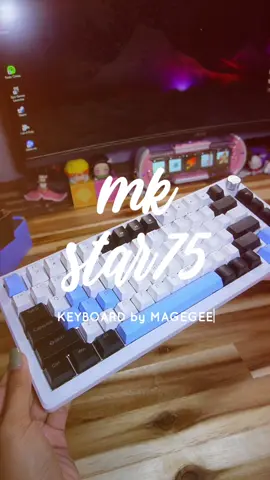 Magegee MK-STAR75 ✨ budget keyboard ⌨️ #magegee #magegeekeyboard #affordablekeyboard #budgetkeyboard #keyboardasmr #mechanicalkeyboard #gamingkeyboard #mkstar75 #keyboards 
