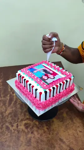 Square Photo Cake