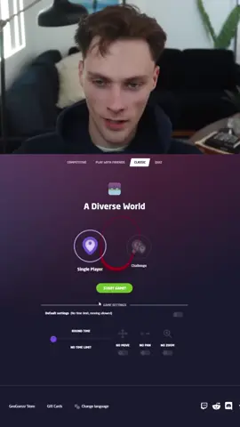 The Best GeoGuessr Speedrun You have Seen Yet #podcasts #clips #podclips #geoguessr #speedrun #rainbolt #worldsbestgeoguessr
