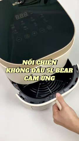 Nồi chiên không dầu 5L Bear #noichienkhongdau #salegiuathang #sieuhoinhasangtao #giadungtienich #shoputni 