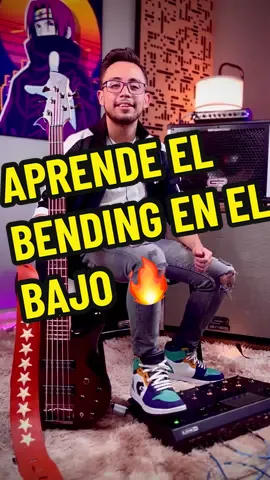 Tienes que aprender el secreto del BENDING en el BAJO 😱🔥 - - #tiagoandree #slap #bajo #bass #bending #originalmusic #bassist #tutorial #tiagoandree1 