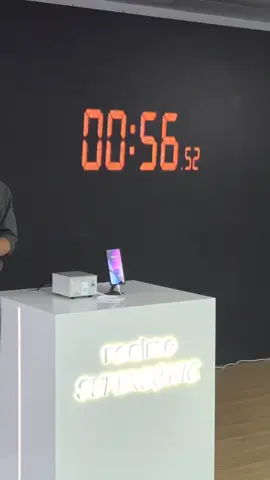 Realme showed off a live demo. Phone went from 1% to 15% in like 30 seconds #realme #Realme #realme320W #realme828Fanfest 