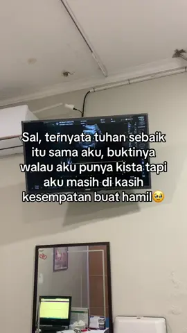 Terimakaish tuhan aku janji bakal jagain dengan sangat baik kesempatan ini🥹#kista #kistaovarium 