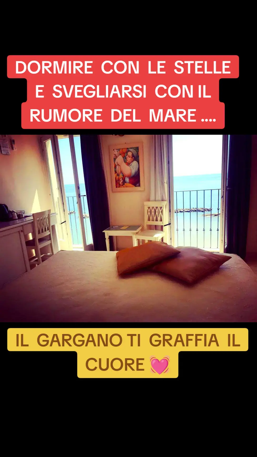 #hotel #booking #airbnb #vincenzopiemontese #beb #relax #viaggio #hotelseggio #vieste #vacanza #gargano #ilgarganomozzica #thisisgargano #puglia #tripadvisor #travel #mare #ilgarganograffiailcuore 