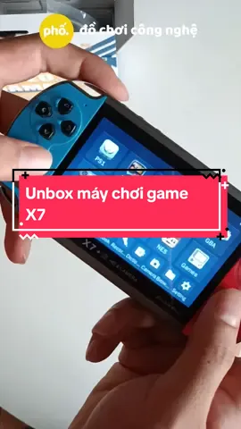 Unbox máy chơi game X7