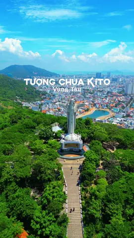 Tượng chúa KiTo Vua to nhất Châu Á tại Vũng Tàu #travelvietnam #dulichvietnam #traveltiktok #travel #bariavungtau #vungtau 