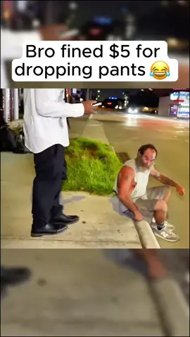 Bro fined $5 for dropping pants🤣🤣💀#prank #funny #kaneljoseph #fyp #fypツ 