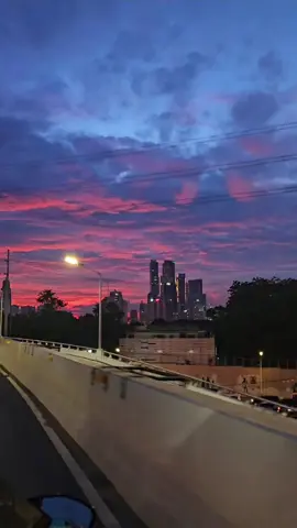 Purple Skies #sunset #nightdrive #twilight 