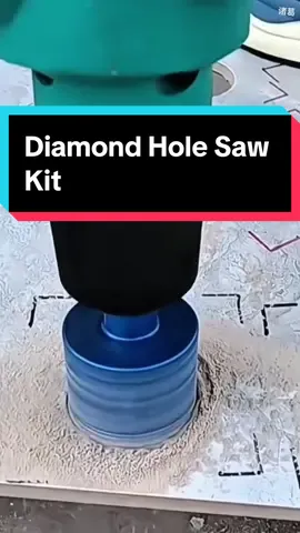 😍Check Out This Easy-Peasy Hole Saw.it’ll Make Your Job a Breeze!💎#diamondholesaw #porcelaintiles #bathroommakeover #tiles #tilework #tiktokmademebuyit #tools #decortips #homerenovation 