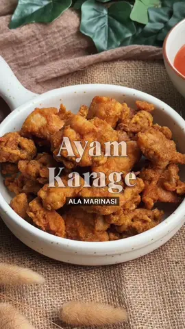 Bikin Ayam Karage pake bumbu yang super simple! #resepayam #ayamkarage #bumbumarinasi 