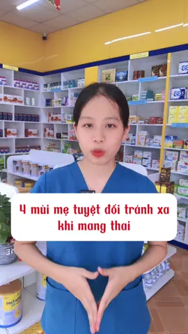 4 mùi mẹ bầu tuyệt đối tránh xa khi mang thai#mebau #mebauthongthai #baby #LearnOnTikTok #rapyfa #xuhuong2024 