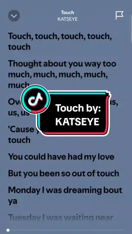 Touch by KATSEYE #katseye #touch #lyricsvideo #lyrics #music #spotify #fyp 