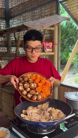 Hôm nay làm gà nấu nấm #vtvcab #xuhuong #tuntun #LearnOnTikTok #foodfestontiktok #amthuc #Ajingon #NgonTuThitNgotTuXuong