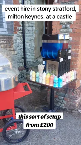 candyfloss and slushie hire at a wedding reception in stony Stratford, Milton Keynes. this was a castle. we served guests arriving for around 2 humours at this amazing venue #candyfloss #floss #slushie #slush #slushhire #eventhire #downside #dunstable #fyp #xyzbca #xyz #weddingreception #wedding #party #fun #sugar #asianwedding