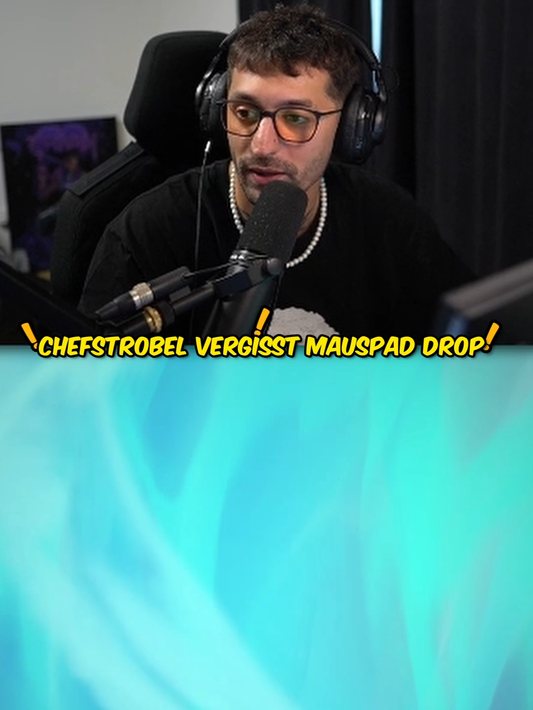 Chefstrobel vergisst den neuen DROP😑 #esports #GamingSetup #startup #streamer #armsleeve #gaming #Mousepads #viral