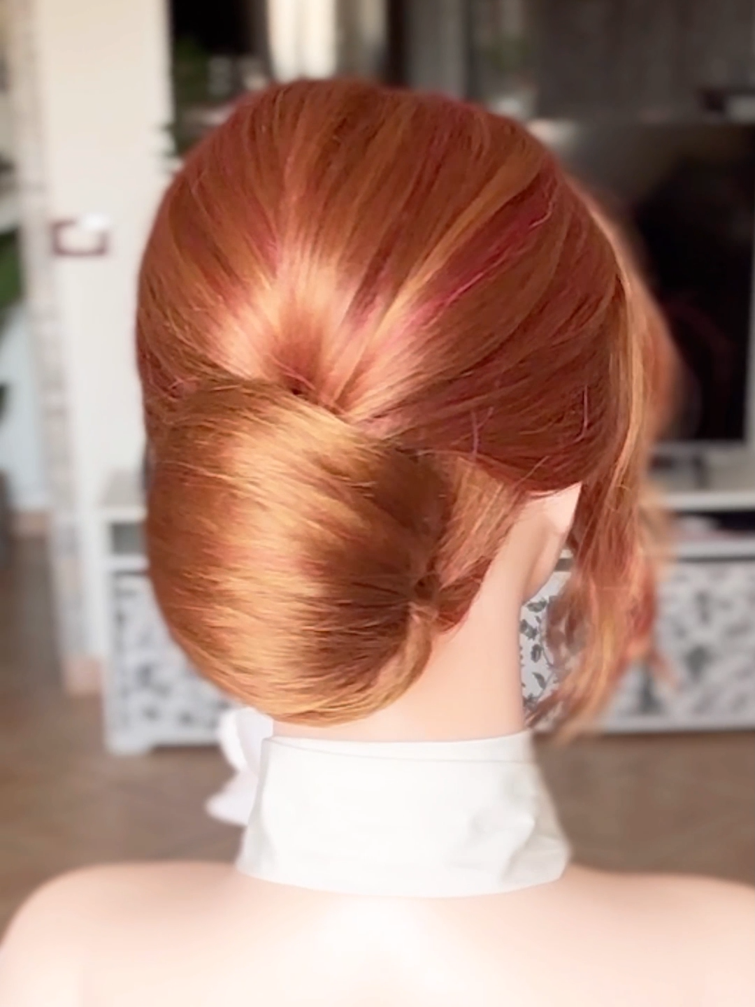 Cutest bun ever!  #braidsformyhair #braidsbraidsbraids #braidseason #braidupdo #updo #updohairstyles #Updostyles #hairstyles #hairtutorial #hairtips #hairtransformation #hairhack #hairglamvideos #hairideas #creativehair #frenchbraid #viraltiktok #dutchbraids #waterfallbraid #acconciature #peinados #hairtok #trending #summerhair #autumnhair #winterhair #hairgoals