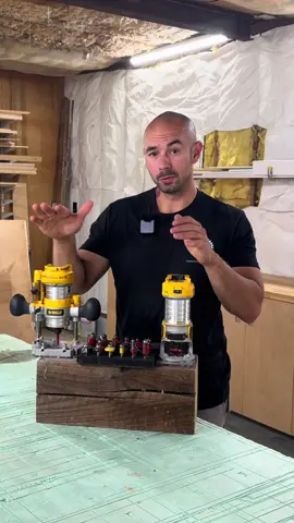 Router bits.  #remodel #constructiontok #homerenovation #Home ##design #entrepreneur #interiordesign #hardwork #woodworking #renovation #homedecor #tools #DIY #carpentry #work  #homemade #remodeling #hgtv 