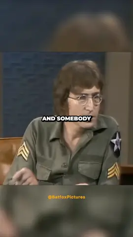 JOHN LENNON - I THOUGHT IT WAS SO CRAZY THAT I MADE A SONG OUT OF IT #THEBEATLES #JOHNLENNON