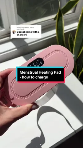 Replying to @isabella..nav  Yep, they give you everything you need to charge the heating pad in the box! #heatingpad #menstrualheatingpad #menstrualsupport #pms #cramps #crampsreliever #menstrualcramps #girlproblems #massager #pmsproblems #pms #womanhood #tiktokmademebuyit #tiktokproducts 