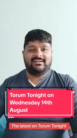 The latest on Torum Tonight on Wednesday 14th August.  Like | Share | Follow  #news #Updates #cheshire #chemical #walsall #canal #environmental #canalandrivertrust #Birmingham #westbromwich #wednesbury #tipton #awareness #harryhepworth #lukewhitehouse #paris2024 #Leeds #Homecoming #olympics2024 #harrogate #whitkirkcricketclub #gettyimages  #gynastics #UK 