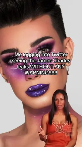My eyes are BURNING!!!!!! #jamescharlesleak #jamescharles 