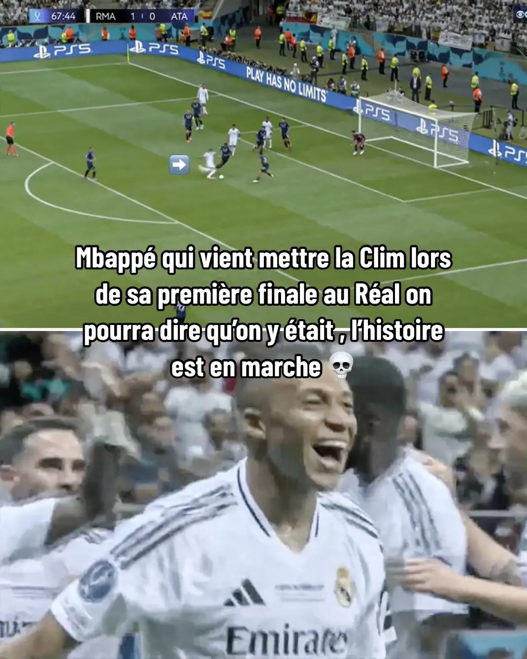 #mbappe #realmadrid #pourtoi #viral #atalanta #but #goal