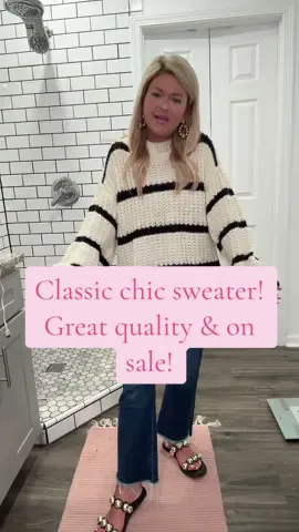 Obsessed with this sweater! Such great quality and on sale! Cant wait to dress it up! #sweater #sweaterweather #gracekarin #flashsale #affordable #affordablefashion #oversized #comfortable #knitsweater #tiktokshop #tiktokmademebuyit 