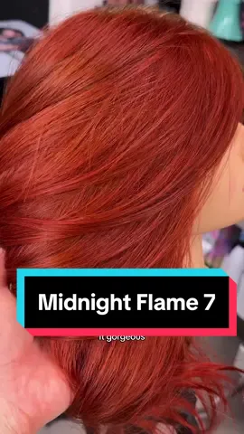 HairBesties, Here is everything you need to know about Midnight Flame7 in #GuyTang #Mydentity hair color.  It has a Copper/Red base and you can a nix it with any of the  #GuyTangMydentity shades to make it more warm or more natural or more deep. The creativity is yours. Midnight Flame 7 packs a rich saturated pigment and Dyeload and you can use it alone to achieve the most potent fiery copper red tone. You can mix it with 10vol, 20vol, 30vol, 40vol depending on the lift you want and need.  We have a permanent and a Demi for you to formulate with.  Let me know if you have any questions. #hairstylist #copperhair #cowboycopper #cowboycopperhair #redhead #redhair #poisonivy #darkphoenix #ariel #mermaid #firehair #orangehair #gingerhair #gingerhairdontcare #hair