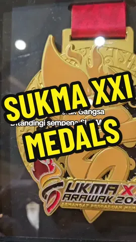 Medals Pingat for #SukanMalaysia #SUKMAXXI #SUKMA2024 #Sarawak #Malaysia #Sarawaktiktok #TikTokSarawak ##desmondjerukan #MalaysiaTiktok #SarawakBoleh #AgiIdupAgiNgelaban 