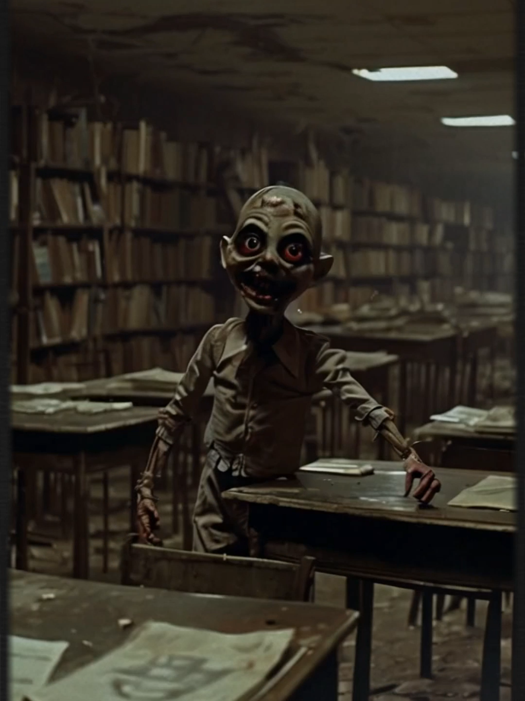 Horror Library vol. 1 #virtualvisualviews #horror #terrifying #aihorror #fear #terror