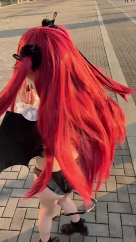 Enjoy the ONE video I got as Liz-Kyun😭 I swear next time I’ll be better at taking more - Shoutout to @eric_.kim_ for being my Gojo and filming this without knowing what video we were doing too😹 - #fypage #mydressupdarling #anirevo #anime #cosplay #animeconvention #lizkyun 