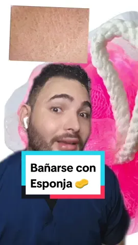 🚿Bañarse con Esponja 🧽 #skincare #ducha #cuidadodelapiel 