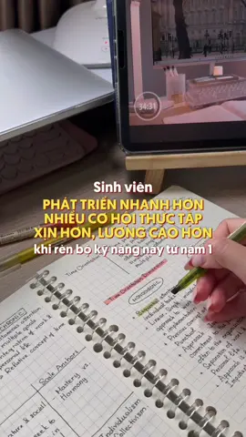 Các bác tân sinh viên sắp vào năm nhất nhớ luyện bộ kỹ năng này ASAP các bác ui 🥺 #fyp #sinhviendaihoc #dongluc #LearnOnTikTok #studytok #studymotivation #hoccungtiktok 
